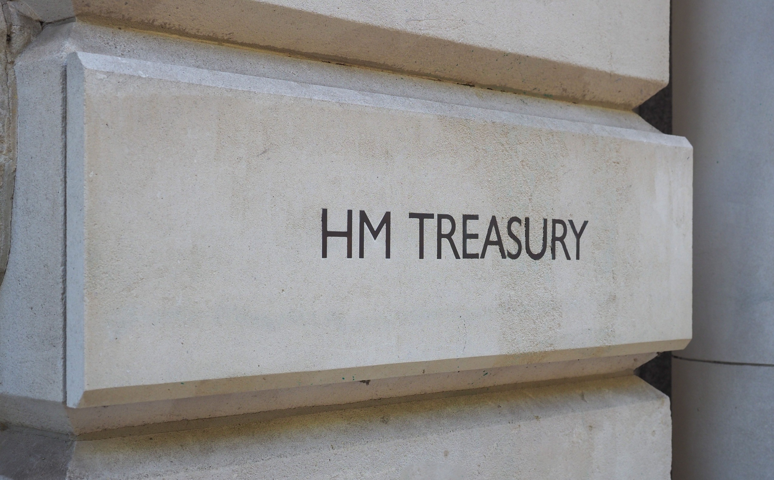 exterior of HM Treasury, London